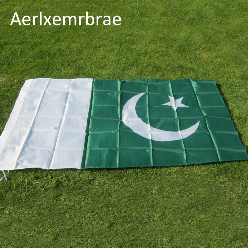Aerlxemrbrae флаг 90x150 см Пакистан баннер висящий национальный украшения для дома|Флаги
