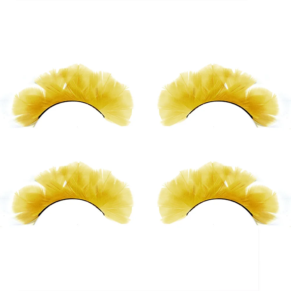 5 пар перьев ресницы Преувеличение танцевальный маскарадный/вечерние