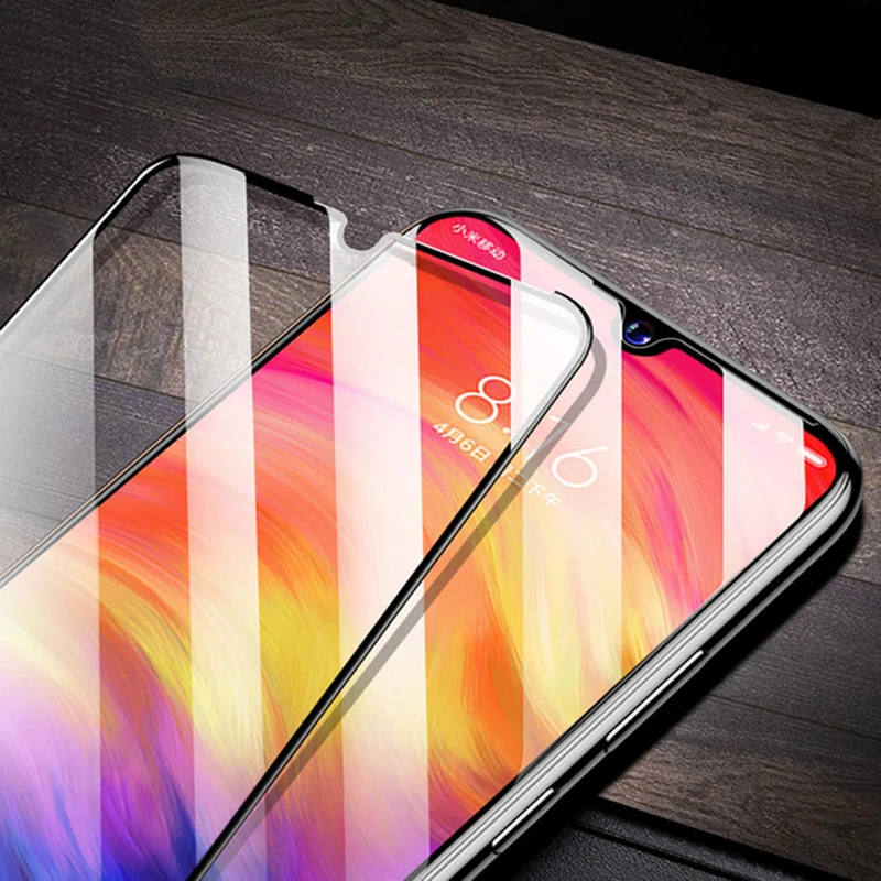 2 шт протектор экрана для Xiaomi Redmi 7 стеклянная пленка против царапин 2.5D взрывозащищенное защитное закаленное