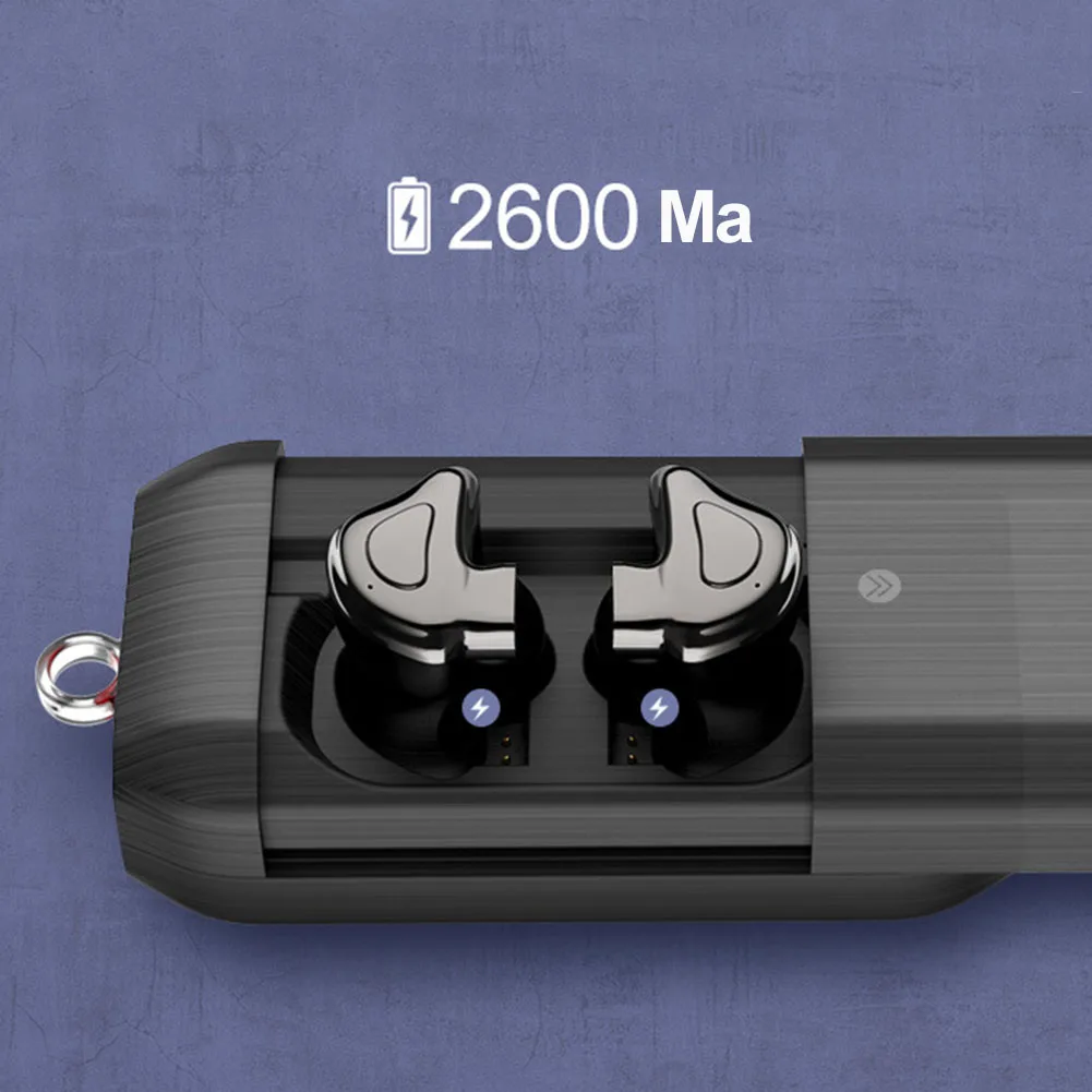 Музыка Аудио Беспроводная стерео зарядка коробка Bluetooth вкладыши набор