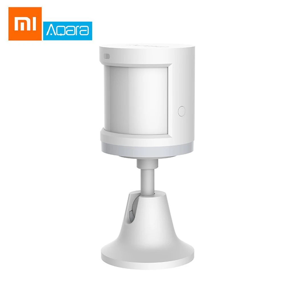 Новый обновленный Xiaomi Aqara датчик человеческого тела Mihome приложение умный корпус