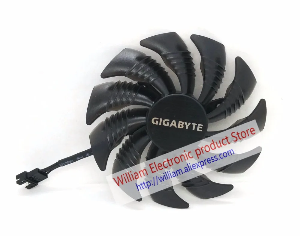 Новый оригинальный охлаждающий вентилятор для видеокарты Gigabyte GTX 1070 1060 WINDFORCE OC 8G