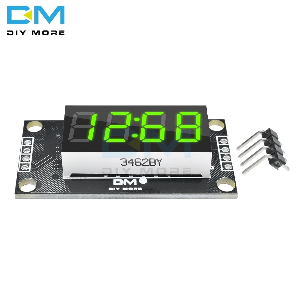 4-цифровой Дисплей модуль для Arduino с часами 0,36 дюймов 7 сегментов Дисплей трубки зеленый светодиодный доска TM1637 модуль