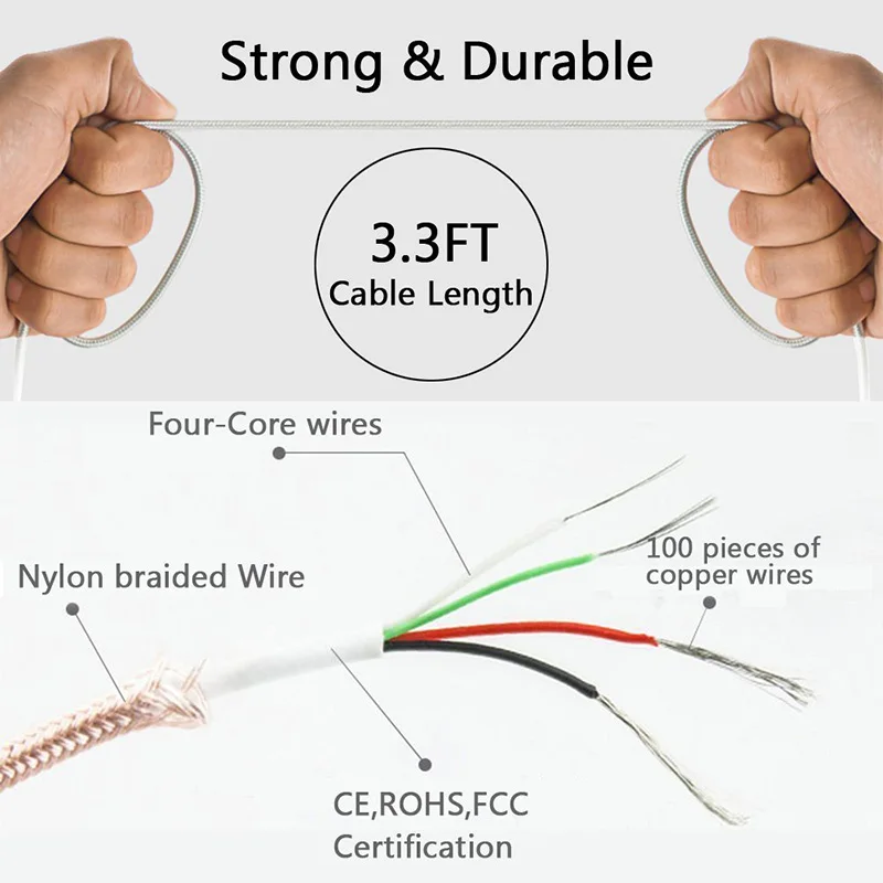1 м нейлоновый Магнитный кабель 2.4A Micro usb кабель для зарядки и передачи данных Магнитный адаптер для зарядки samsung Xiaomi huawei Android сотовых телефонов