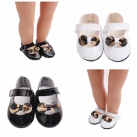new summer doll shoes 7cm bowknot leopard shoes fits 43 cm dolls baby and 18 doll 13 bjd american doll accessories