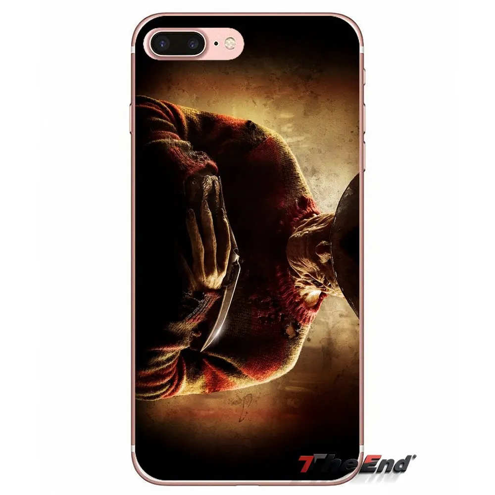 Для iPhone X 4 4S 5 5S 5C SE 6 6S 7 8 Plus Samsung Galaxy J1 J3 J5 J7 A3 A5 2016 2017 Freddy Krueger кошмар на Elm ТПУ