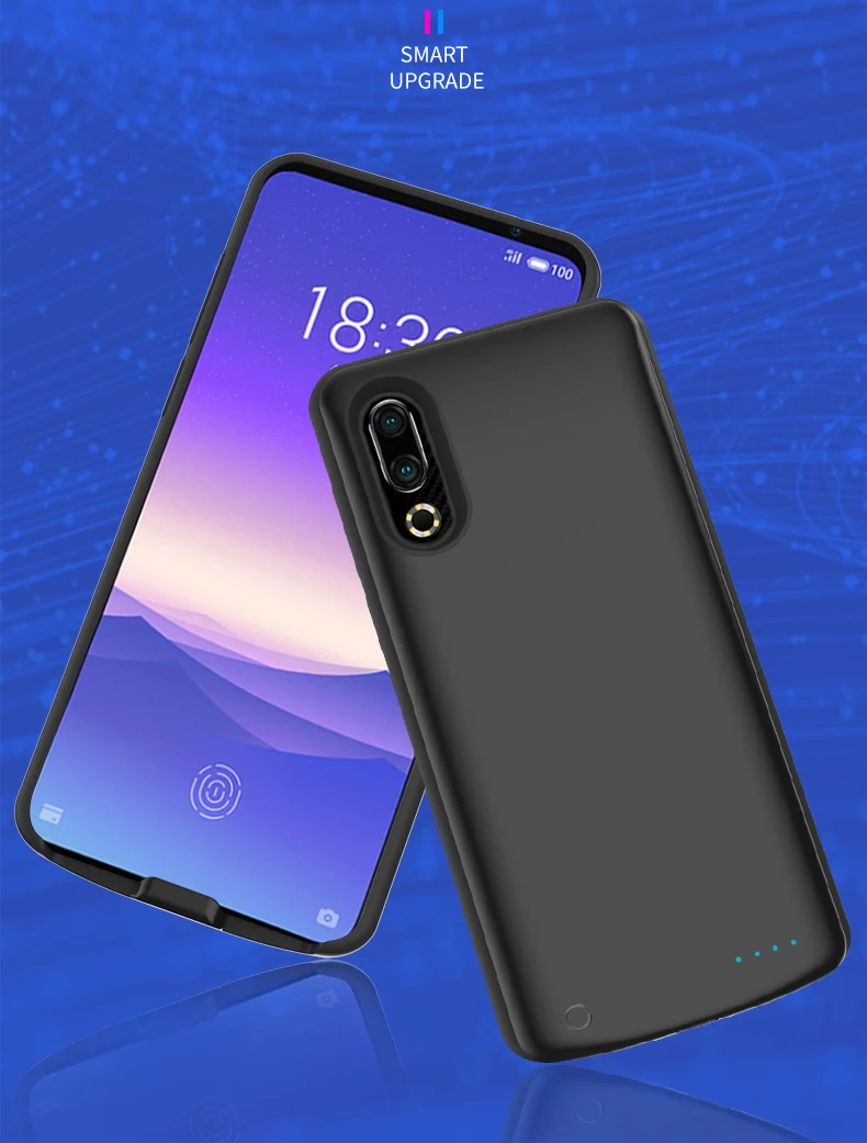 Высокое качество 6500 мАч чехол банка питания для Meizu 16 s пакет резервного заряда батареи для Meizu 16 s корпус аккумулятора