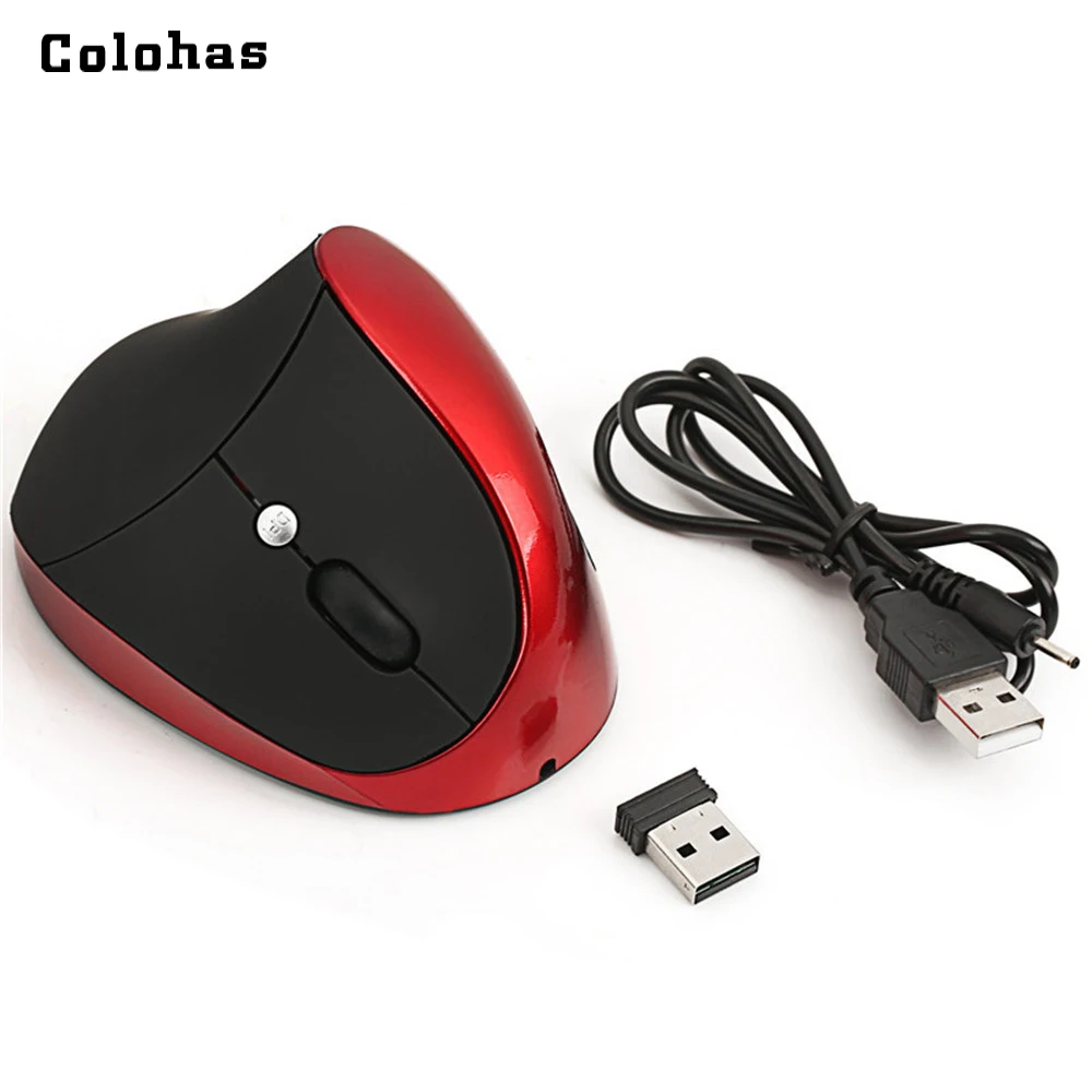 Мышь игровая вертикальная 2 4 ГГц для Lenovo ASUS HP Dell|2.4ghz wireless optical mouse|wireless mousemouse ergonomic |