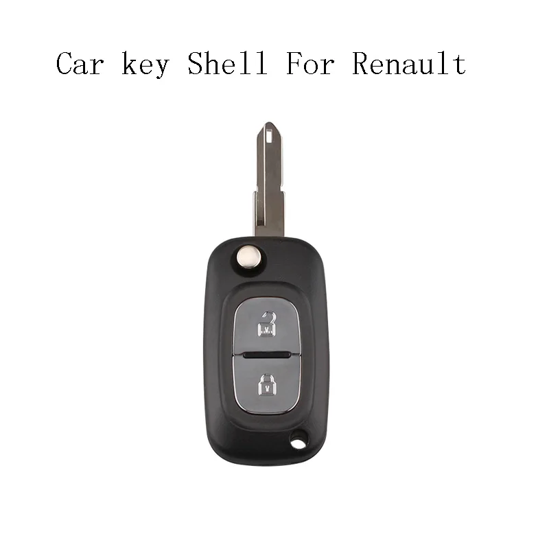Дистанционный ключ для автомобиля в виде ракушки 2 кнопки Renault Modus Kangoo Scenic Clio Megane