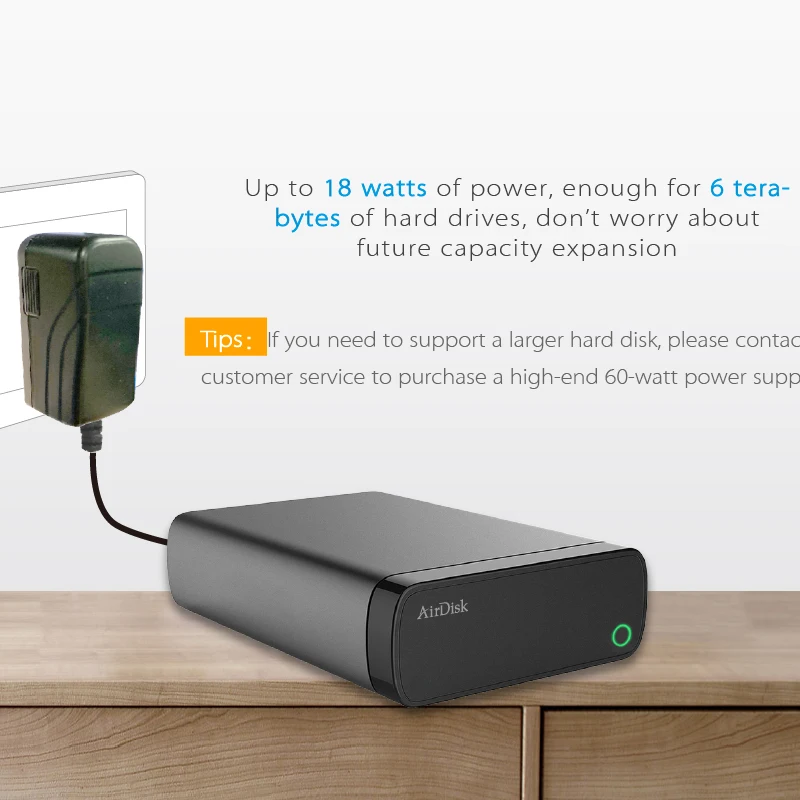 Airdisk S3 мобильный сетевой жесткий диск USB3.0 семейный умный облачный накопитель