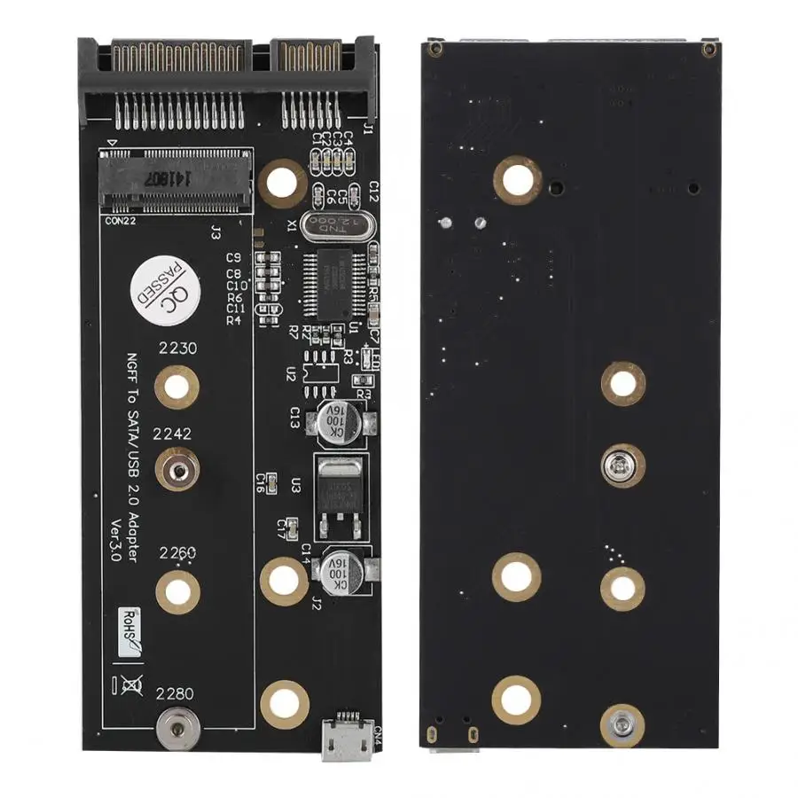 NGFF (M.2) ключ B для SATA с интерфейсом USB SSD твердотельный накопитель адаптера SATA| |