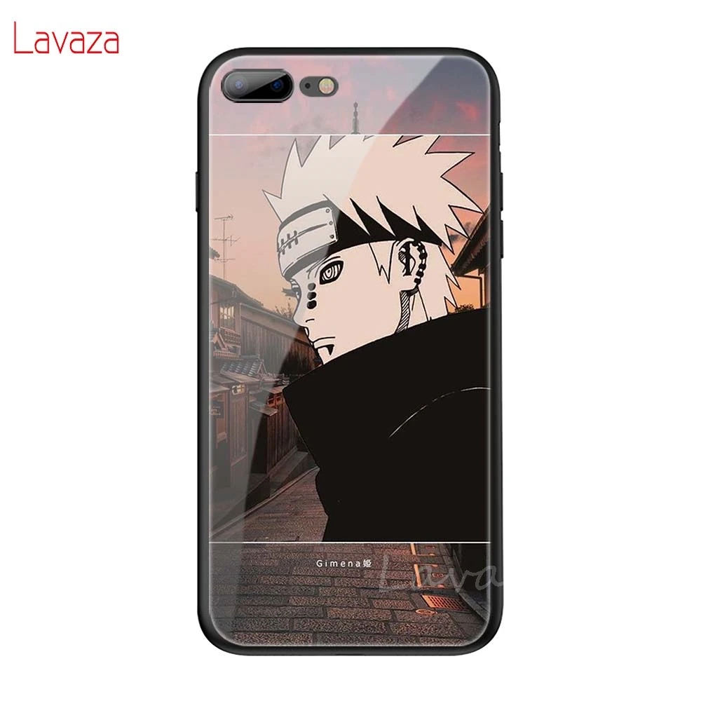 TG13 Lavaza Наруто Боль закаленное стекло мягкий чехол для iPhone 6 6S 7 8 Plus 5 5S SE XR X XS 11 Pro MAX чехол - Цвет: TG13