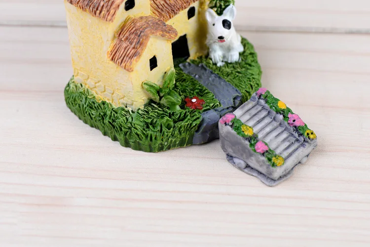 1Pcs Triangular Upper Stone Staircase DIY Resin Fairy Garden Craft Decoration Miniature Micro Gnome Terrarium | Дом и сад