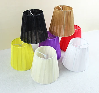 Дешевая черная кружевная лампа со скидкой Современные тканевые абажуры