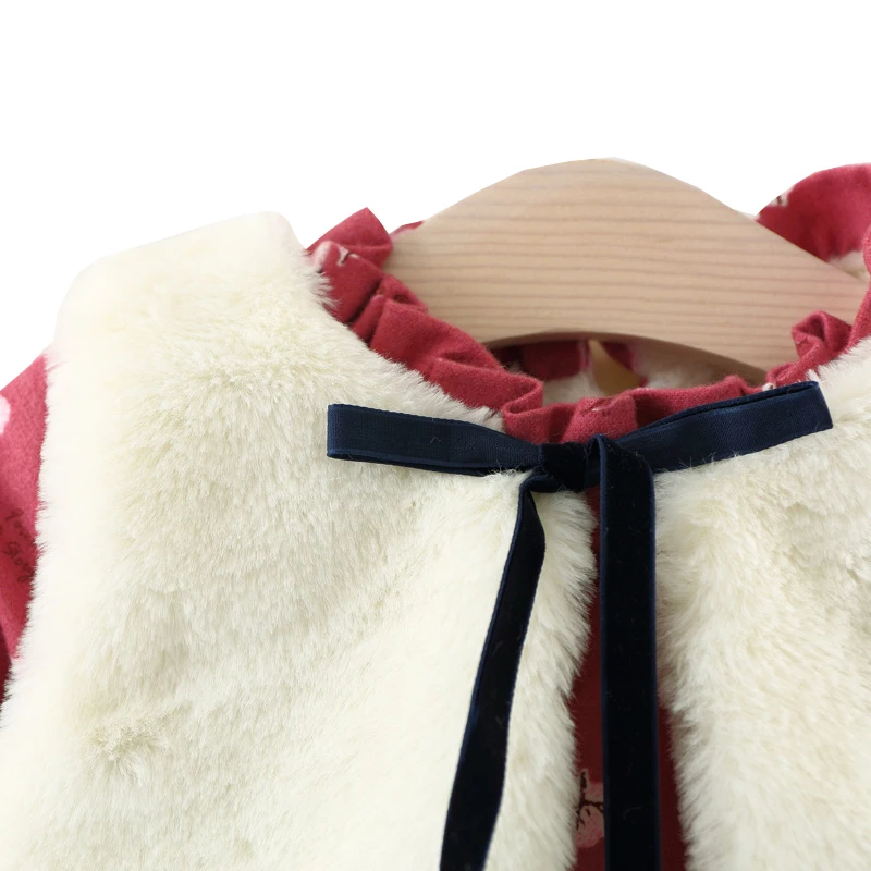 Amyababy 2018 для девочек комплект детской одежды с рисунком зимние толстые Теплые