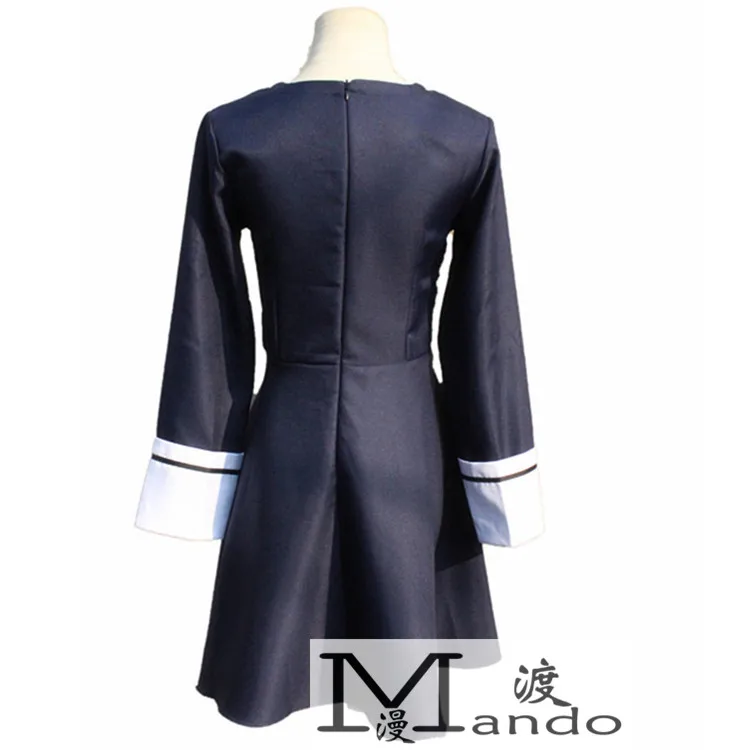 

Anime Gugure! Kokkuri-san Kohina Ichimatsu costume Blue school uniform Cosplay Costumes fancy dress 2PCS one set