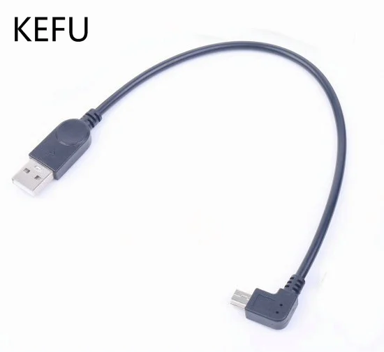 25 см USB 2 0 штекер A вправо поворотный мини B кабель для синхронизации данных и
