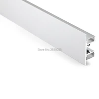 10 x 1m setslot wall washer aluminum profile led strip light and flat wall channel light for up and down wall lamps