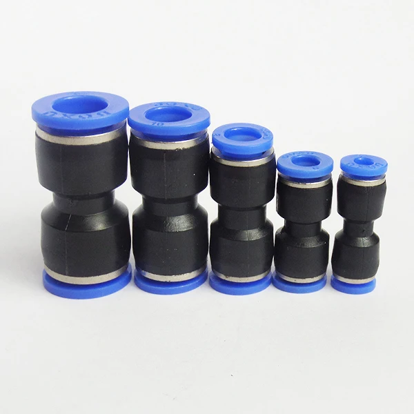 

HIGH QUALITY PU4 100Pcs Air Pneumatic 4mm to 4mm Straight Push in Connectors Quick Fittings
