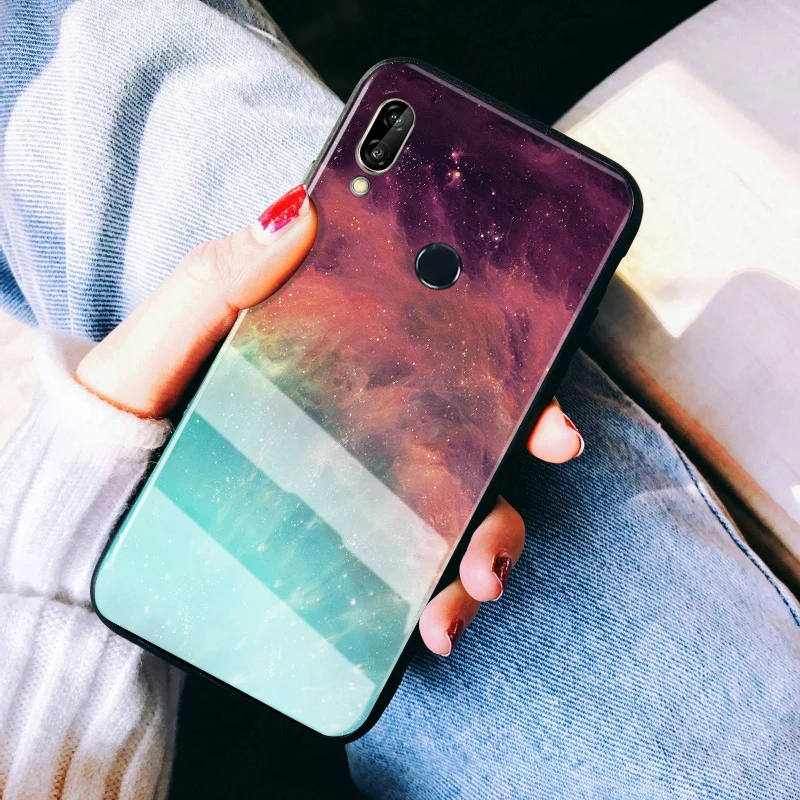 Чехол GFAITH для HUAWIE P20 Lite ударопрочный чехол из закаленного стекла HUAWEI Y9 2019 Y7 Nova 3i P