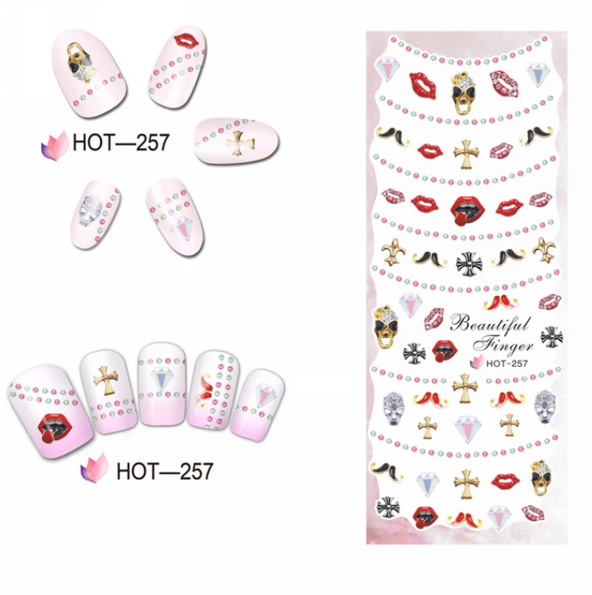 Uprettego лак для ногтей Красота водная наклейка слайдер Фильм звезда актриса Монро в