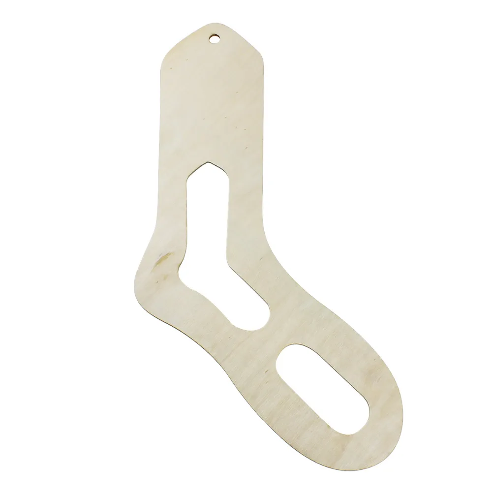 Деревянные носки ручной вязки натурального цвета Blocker полые носочки для