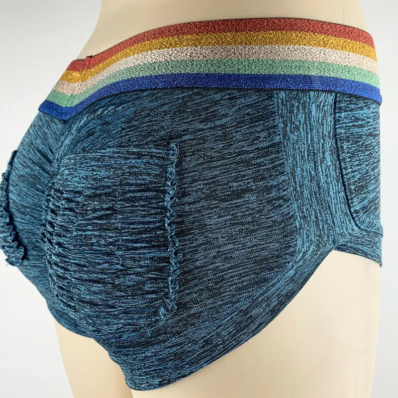 Новинка 2019 хит женские радужные полосатые шорты для плавания танкини бикини