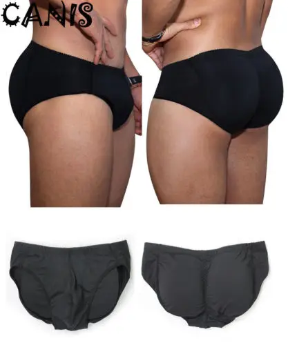 2019 сексуальные черные трусы мужские с подкладкой для ягодиц бустер усилитель