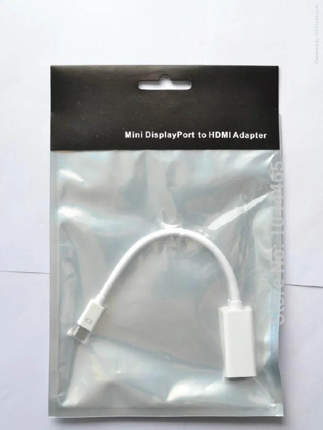 50 шт./лот высокое качество Thunderbolt Mini DisplayPort Display Port DP to HDMI Кабель адаптер для Apple Mac