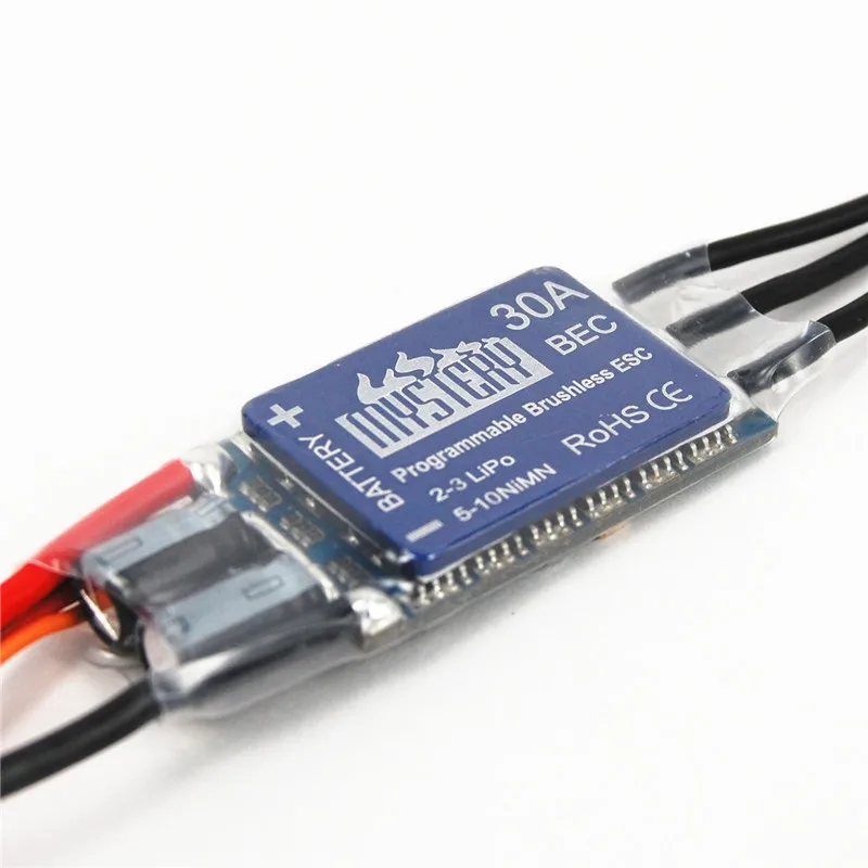 

Mystery 2-3S Lipo 30A ESC Programable Brushless Speed Controller ESC For RC Helicopter Airplane
