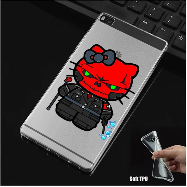 DREAMFOX N009 Cute Deadpool Soft TPU Silicone Cover For Huawei P8 P9 P10 Lite Plus 2017 Honor 8 9 Pro 6X Case |