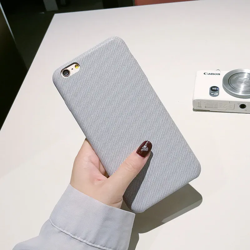 B X Gray QINUO тканевый зимний чехол для телефона для iphone 8 X XR XS MAX задняя крышка мягкий чехол s для iphone 6S 6 7 8 Plus милый корпус теплый чехол - Цвет: B X Gray