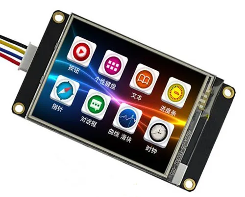 2 5-дюймовый сенсорный ЖК-экран USART HMI 65K SPI TFT (улучшенное Ver.) 240(RGB)* 320 16MB FLASH |