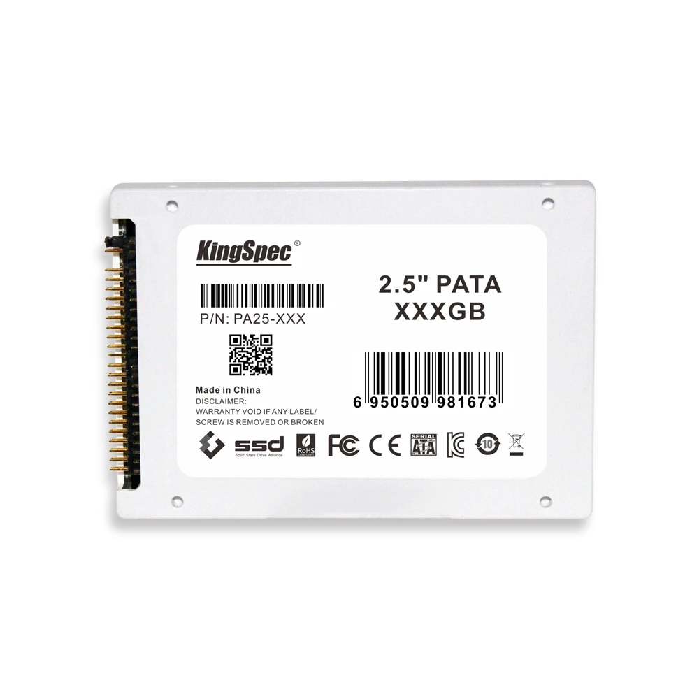 KingSpec 2.5 &quotPATA IDE 44pin 64 ГБ 128 256 твердотельный жесткий диск HDD Жесткий PA25-XXX |