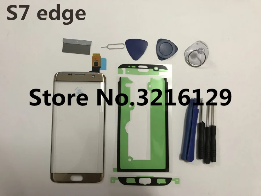 Передняя стеклянная сенсорная панель для Samsung Galaxy S7 Edge G935F G9350 оригинальная