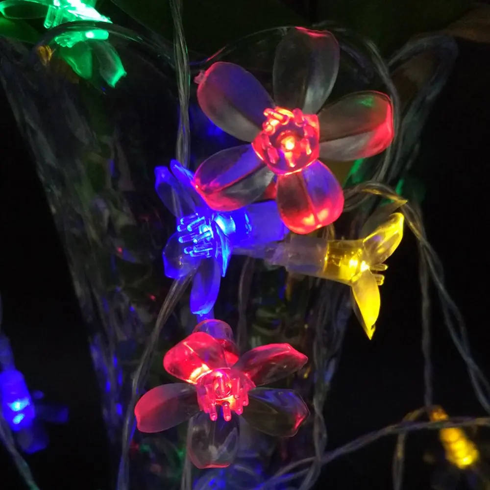 YIYANG украшение дома Вишня светодиодная гирлянда Сакура праздники Гирлянда Декор.