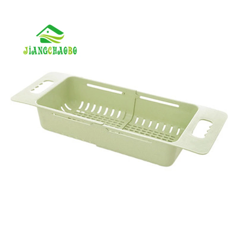 JiangChaoBo выдвижная полка для раковины, Пластиковая Полка для посуды, бытовая кухонная стойка для хранения овощей