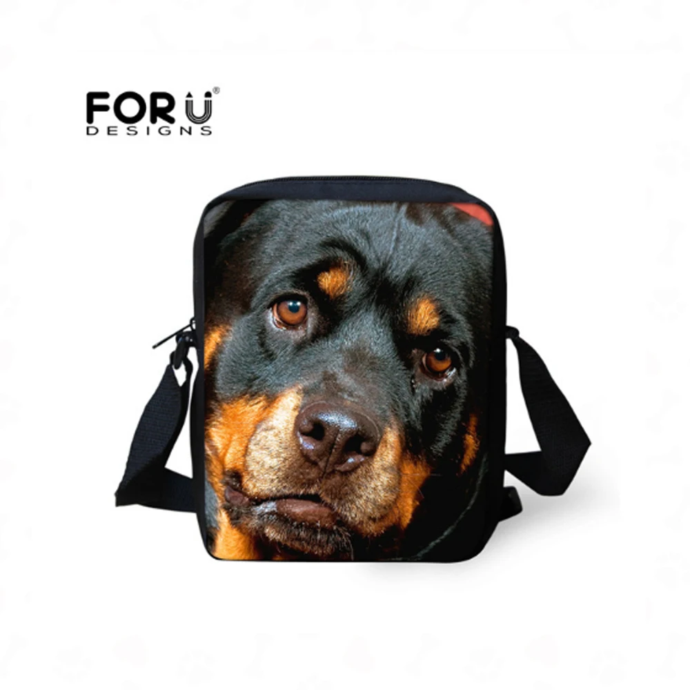 Женские сумки-мессенджеры FORUDESIGNS модная сумка через плечо с 3d принтом собаки
