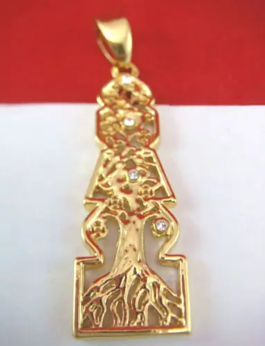 

Feng shui New 5 Element Pagoda with Tree of Life Keychain