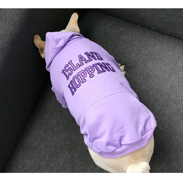 Embroidery Family Clothes For Dog Small Big Large Coat Jacket Hoodie Women Shirt Pajamas Clothing | Дом и сад