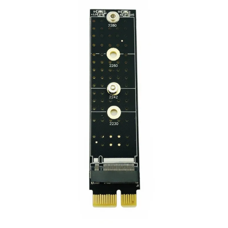 Стояк PCIE для M2 адаптер NVMe SSD PCI Express X1 Riser м соединитель в форме ключа поддерживает