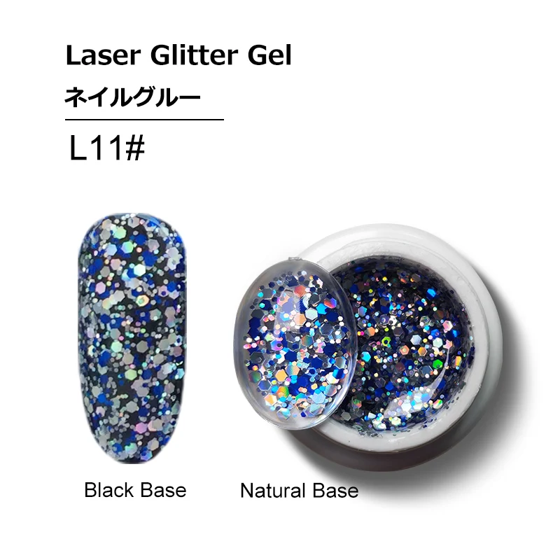 5ml glitter gel L11 Francheska креативный рисунок проволоки ногтей гель точка к линии живопись гель лак вытягивание паук ногтей художественный Гель-лак для ногтей - Цвет: 5ml glitter gel L11