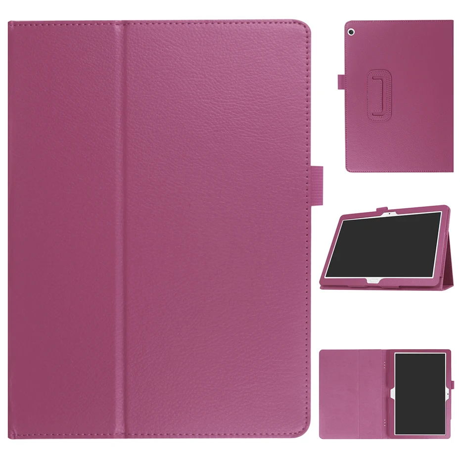 Чехол для huawei MediaPad M3 Lite 10 BAH-W09 BAH-AL00, тонкий складной чехол-подставка для huawei M3 Lite, 10,1 дюймов, чехол для планшета+ пленка+ ручка