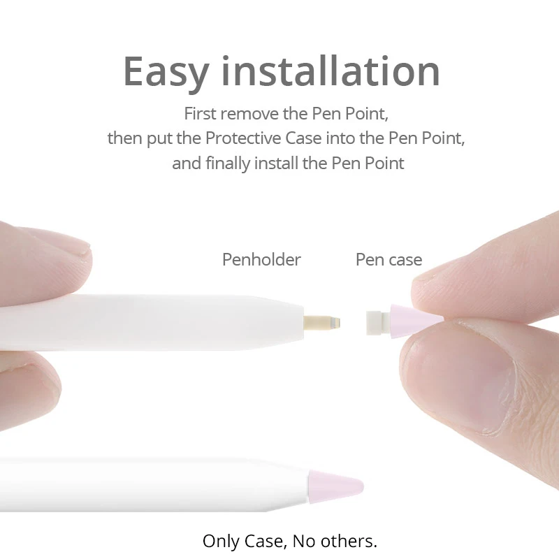 PZOZ защитный чехол для Apple Pencil 1 2st ручка стилус чехол силиконовый защитный чехол для Apple Pencil2 Ipencil