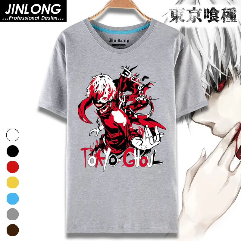 Горячие Новый костюм Токио вурдалак футболки Японии аниме печатных Футболки
