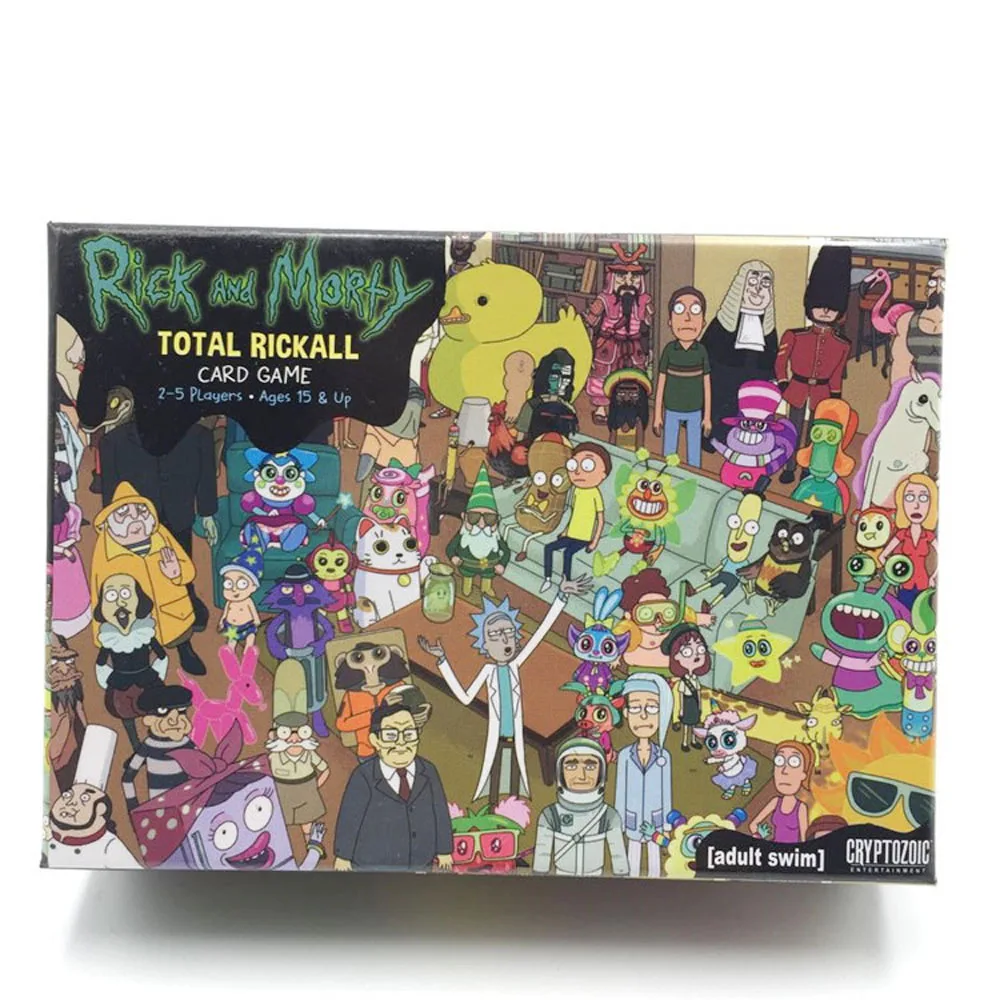 Рик и Морти игра всего Rickall карты игры коллекция карт Рик и Морти Yuego для развлечения с коробкой