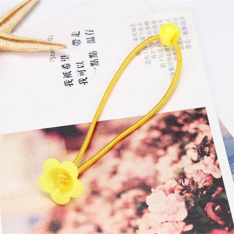 Модные эластичные резинки для волос девочек 30 шт. Цветочная повязка сделай сам