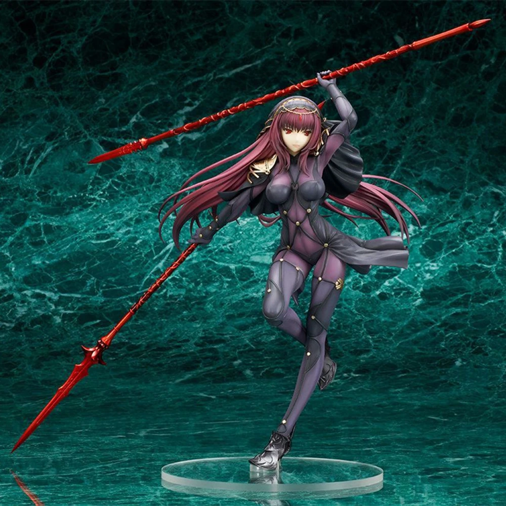 Аниме Fate Grand Order Lancer Scathach 1/7 Масштаб Окрашенные ПВХ Фигурки Коллекционная модель