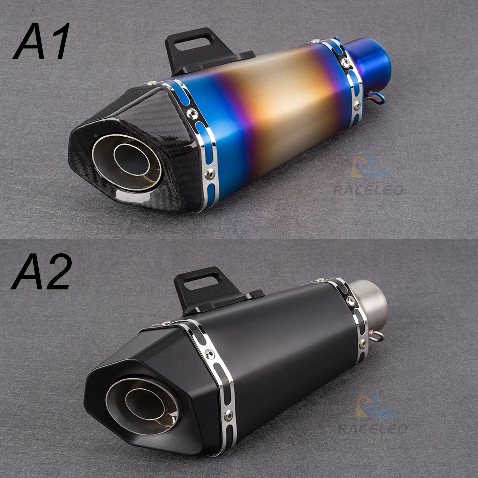 

36-51mm Universal Motorcycle Exhaust Modify Exhaust motorcycle Muffler R6 BN600 MT07 for ATV Exhaust R25 MSX125 NC700 GSXR750