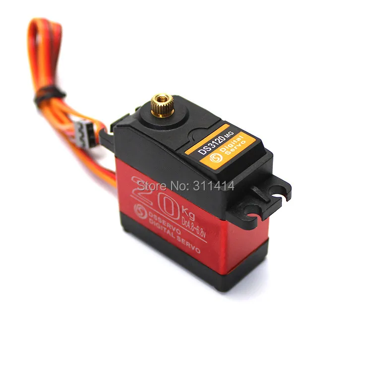 3 шт. DS3120 Обновление RC Servo 20 кг полностью металлическое снаряжение цифровой Dservo Baja